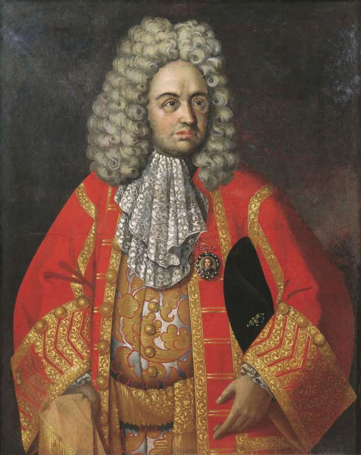 Портрет Григория Дмитриевича Строганова. Не позднее 1715 - Никитин Роман Никитич