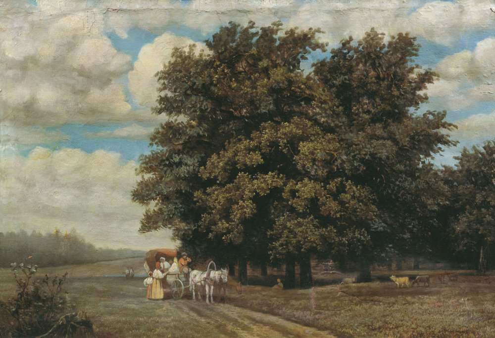 Пейзаж. 1871 - Ознобишин Егор Андреевич