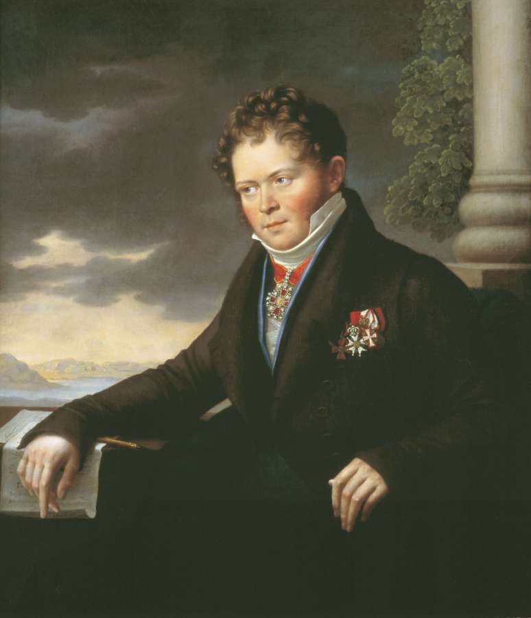 Портрет доктора медицины и хирургии Николая Федоровича Арендта. 1822 - Олешкевич Иосиф Иванович
