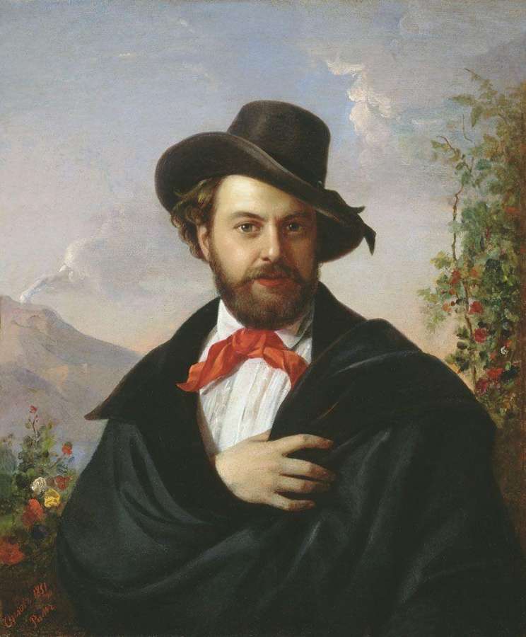 Автопортрет. 1851  - Орлов Пимен Никитич