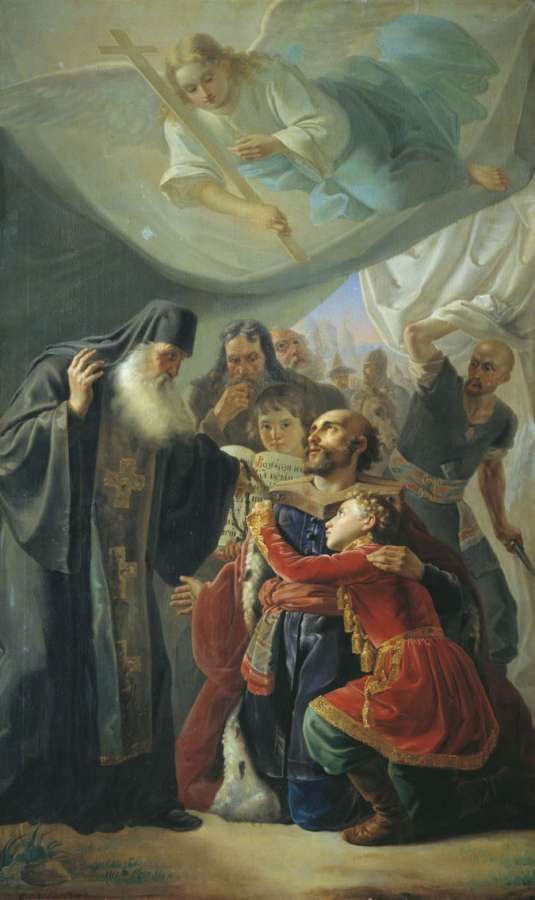 Напутствие великого князя Михаила Тверского. 1847 - Орлов Пимен Никитич