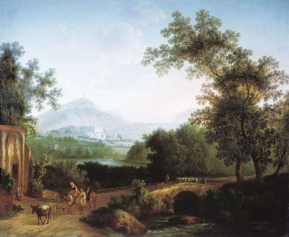 Итальянский пейзаж. 1806 - Петров Василий Петрович
