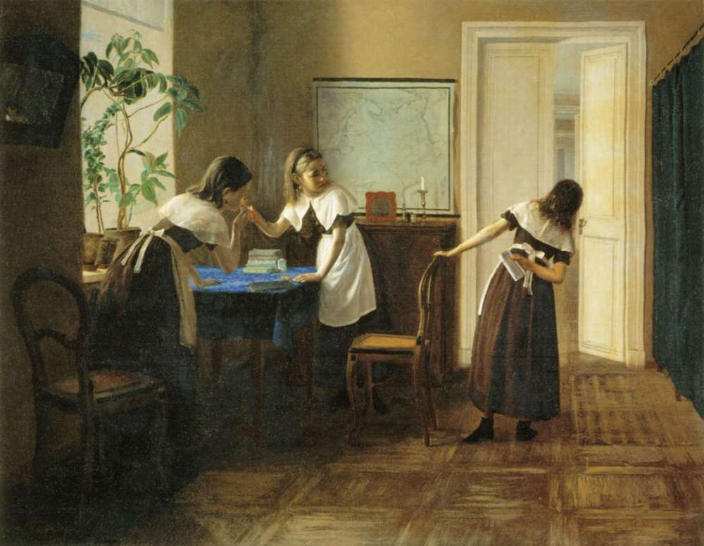 Пансионерки. 1872 - Петров Михаил Александрович