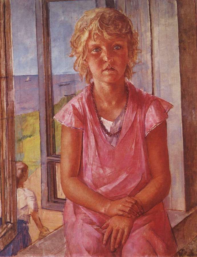 Дочь рыбака. 1936 - Петров-Водкин Кузьма Сергеевич