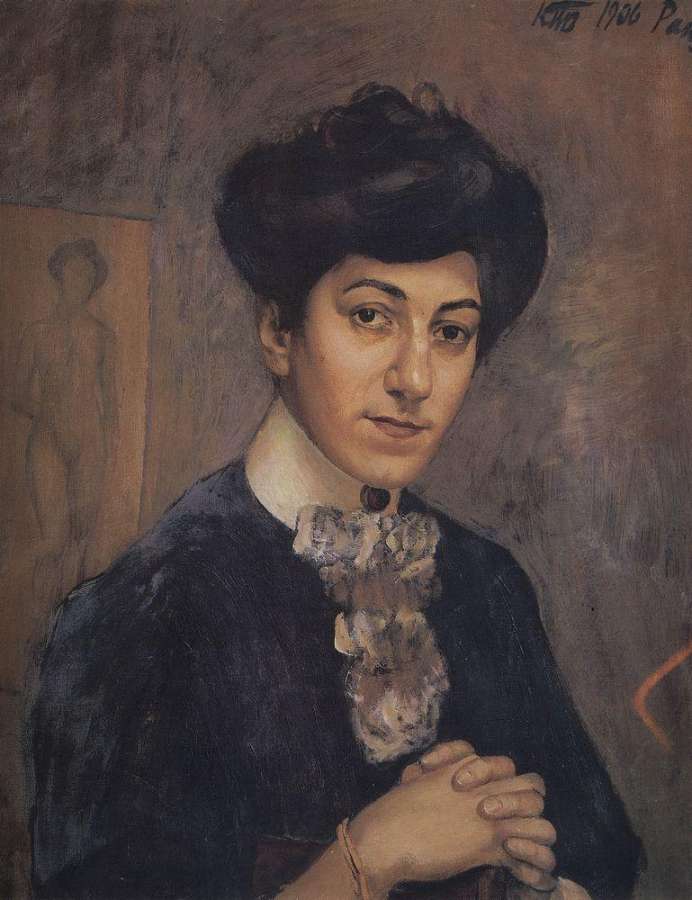 Портрет жены художника. 1906 - Петров-Водкин Кузьма Сергеевич