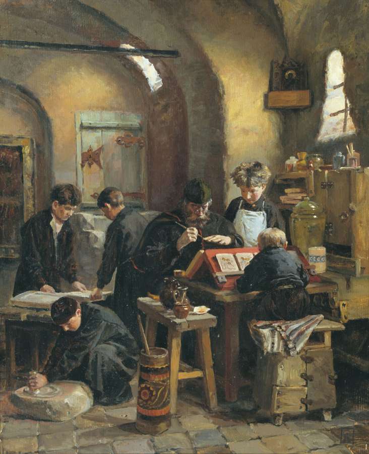 Иконописная XVI столетия. 1887 - Поленова Елена Дмитриевна