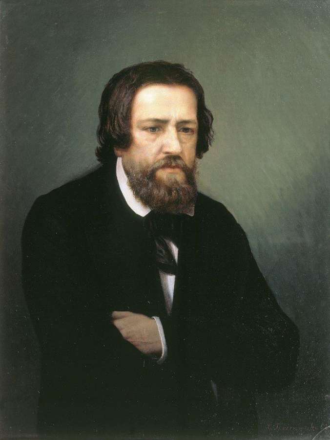 Портрет художника Александра Андреевича Иванова. Около 1873  - Постников Сергей Петрович