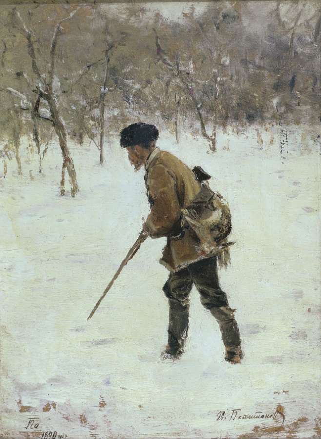Охотник зимой. 1890 - Похитонов Иван Павлович