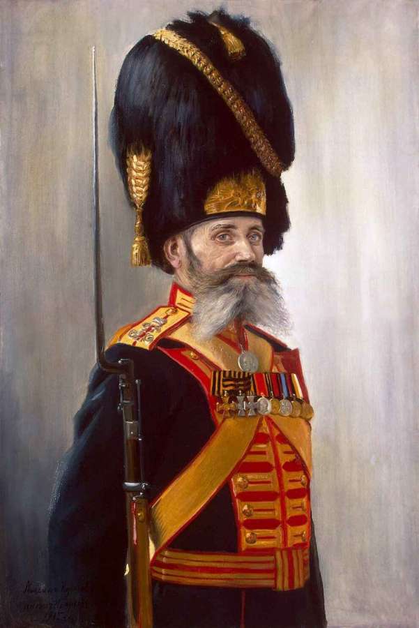 Портрет дворцового гренадера М. Кулакова  - Поярков Владимир Александрович