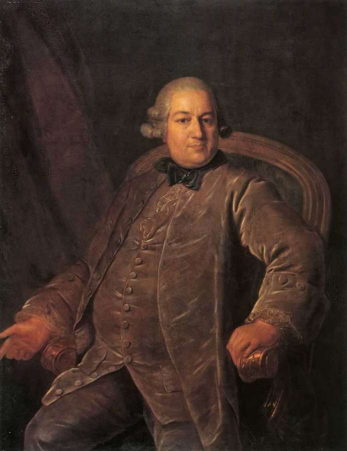 Портрет П.И.Вырубова. 1768 - Рокотов Федор Степанович