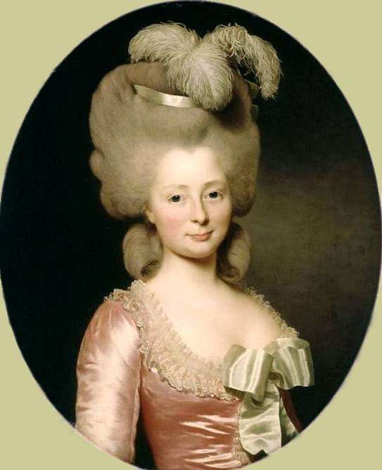 Портрет дамы. 1780г  - Рослин Александр 
