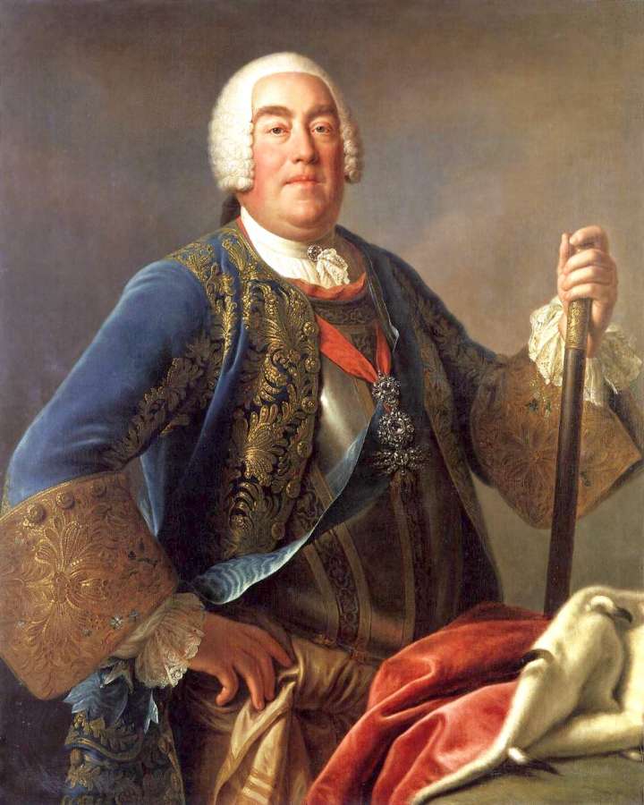Портрет Августа III, короля Польши и курфюрста Саксонии - Ротари Пьетро Антонио