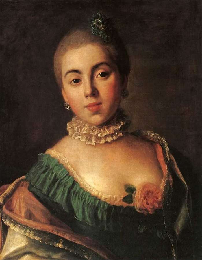 Портрет княгини А.А.Голицыной. 1759 - Ротари Пьетро Антонио
