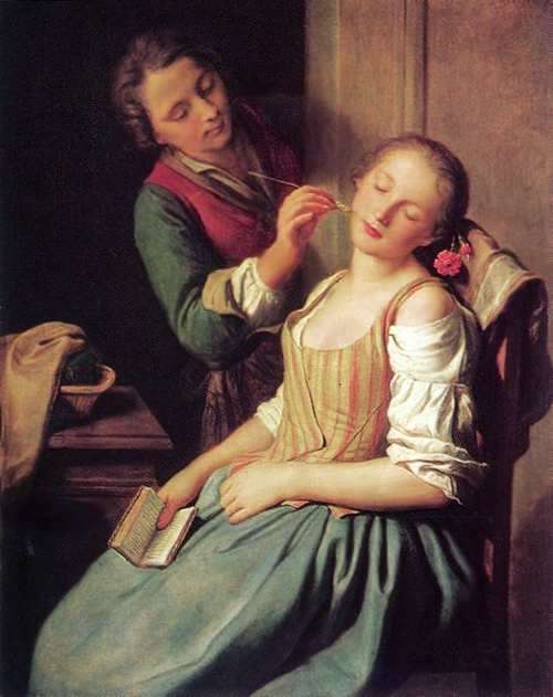 Спящая девушка. ~1760  - Ротари Пьетро Антонио