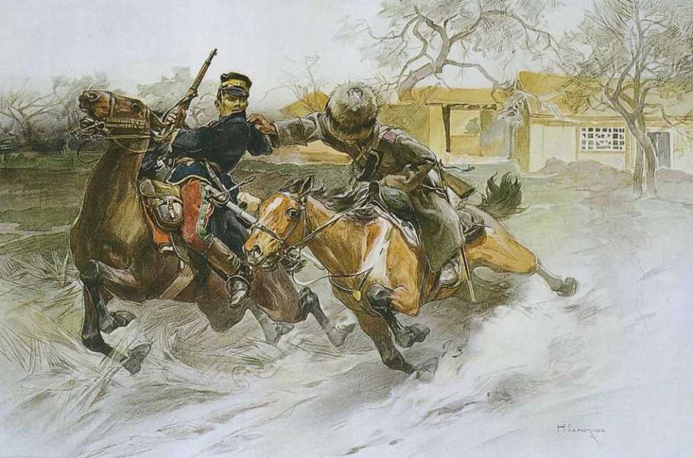 Преследование. 1904  - Самокиш Николай Семенович