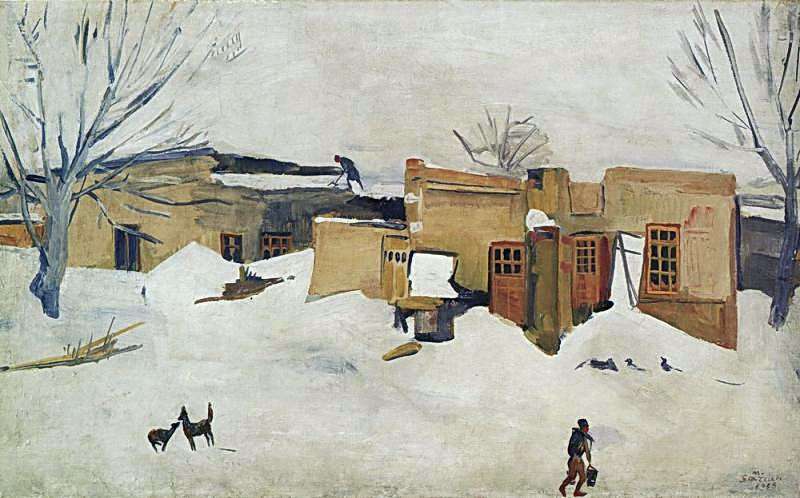 1933 Зима в Ереване. Х., м. 43х70 МС - Сарьян Мартирос Сергеевич
