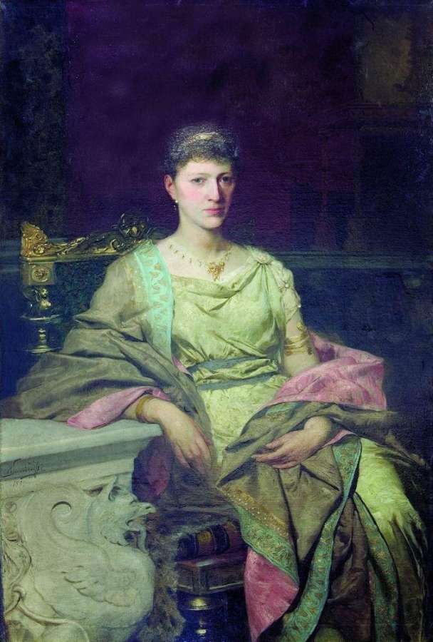 Портрет графини Тышкевич. 1889  - Семирадский Генрих Ипполитович