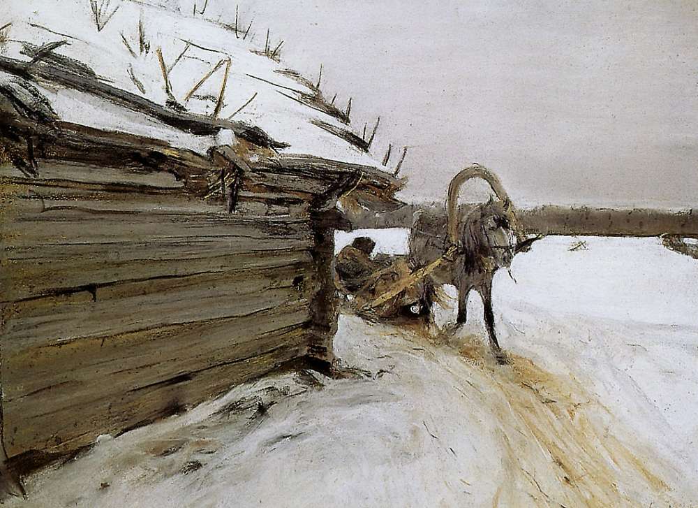 Serov Valentin Winter Sun - Серов Валентин Александрович