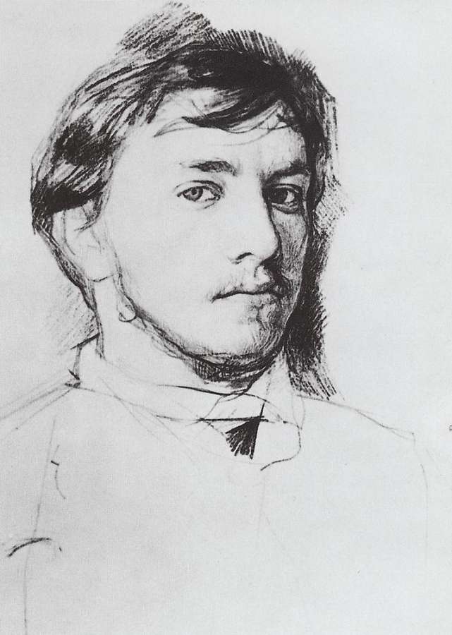 Автопортрет2. 1885 - Серов Валентин Александрович