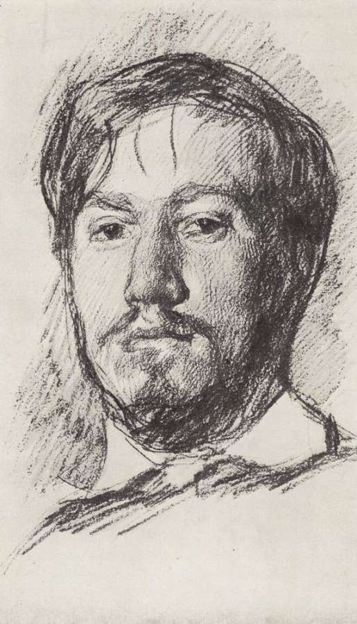Автопортрет2. 1887 - Серов Валентин Александрович