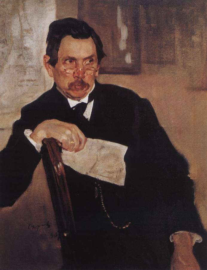 Портрет А.В.Касьянова. 1907 - Серов Валентин Александрович