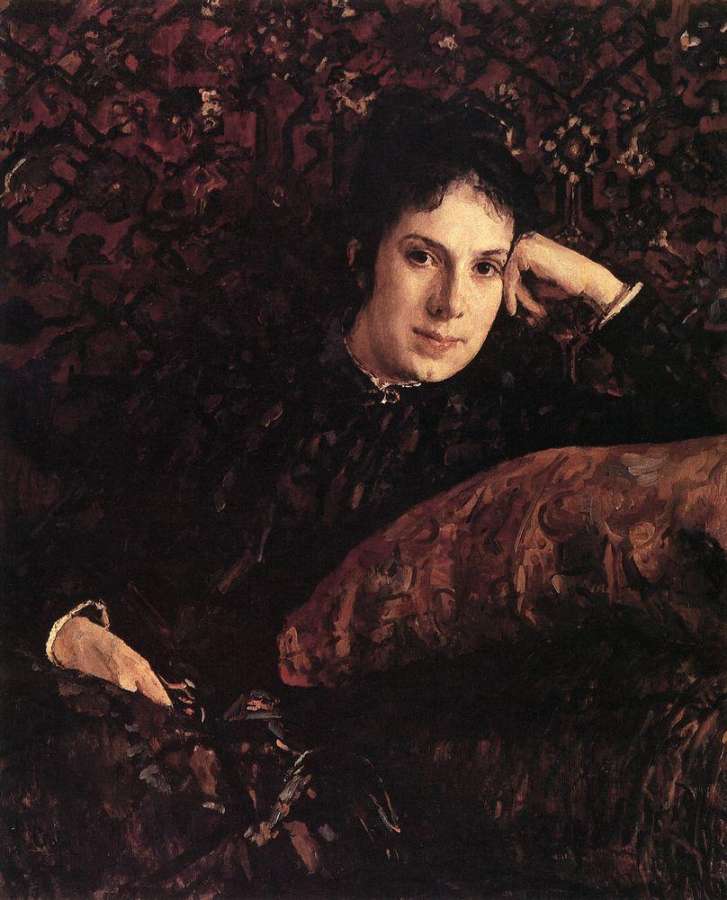 Портрет Е.Н.Чоколовой. 1887 - Серов Валентин Александрович