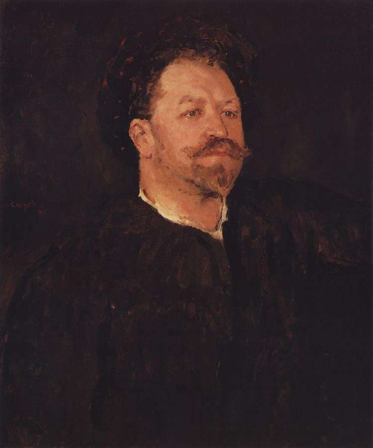 Портрет итальянского певца Франческо Таманьо. 1891-1893 - Серов Валентин Александрович
