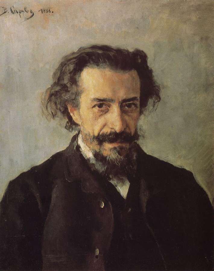 Портрет композитора П.И.Бларамберга. 1888 - Серов Валентин Александрович