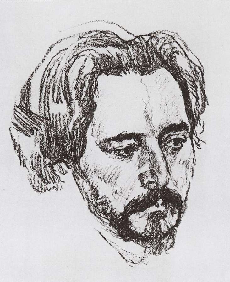 Портрет Л.Н.Андреева1. 1907 - Серов Валентин Александрович