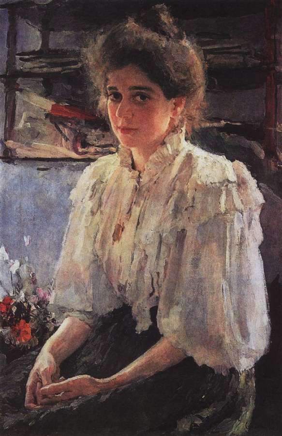 Портрет М.Я.Львовой. 1895 - Серов Валентин Александрович