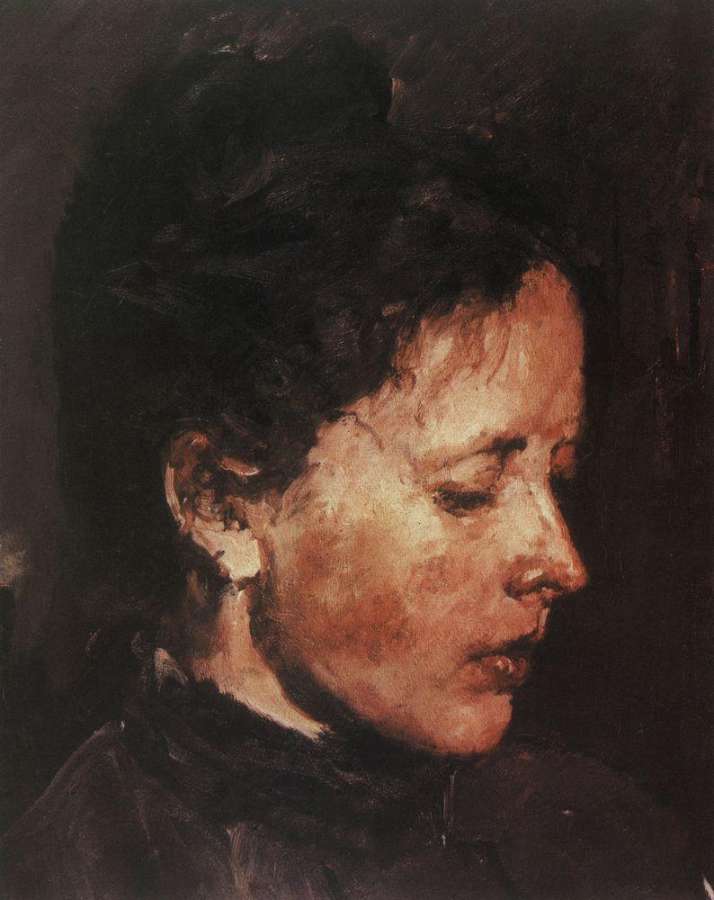 Портрет О.Ф.Серовой. 1889-1890 - Серов Валентин Александрович
