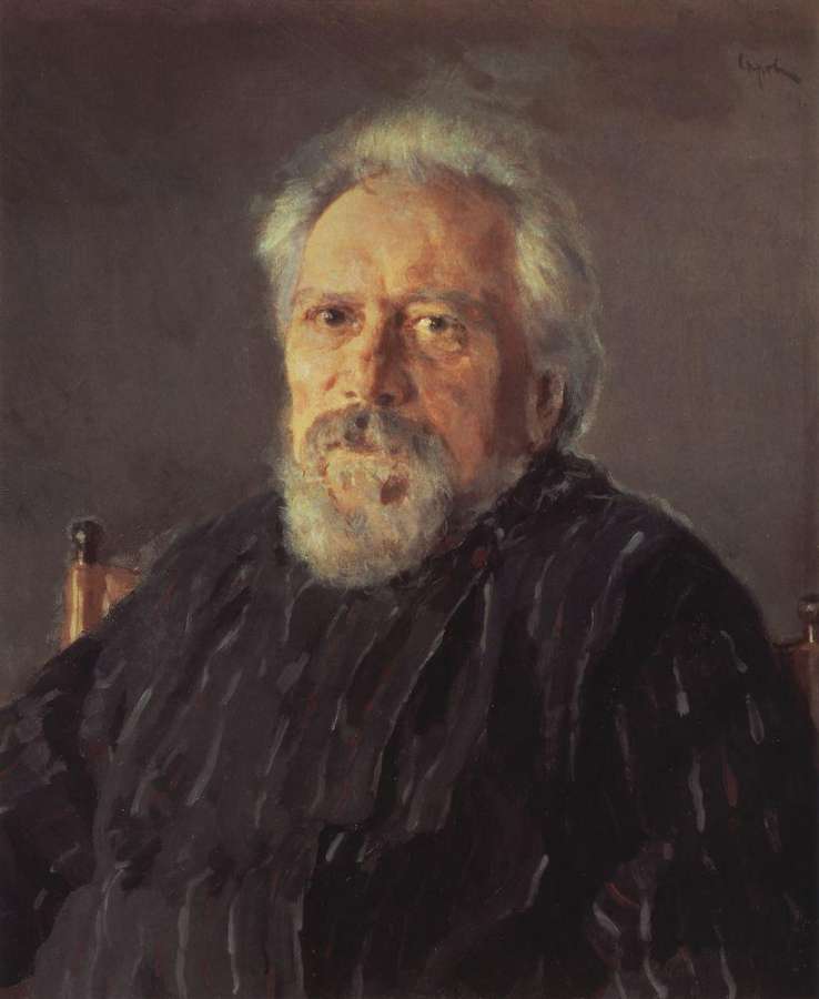 Портрет писателя Н.С.Лескова. 1894 - Серов Валентин Александрович