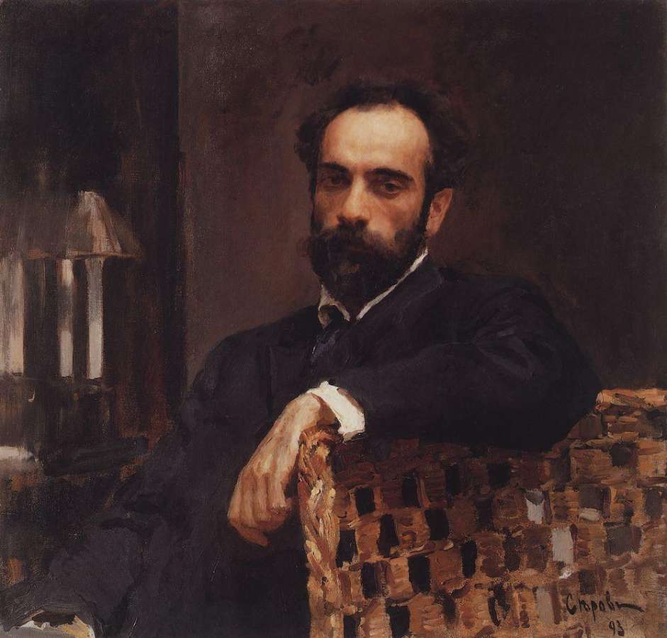 Портрет художника И.И.Левитана. 1893 - Серов Валентин Александрович