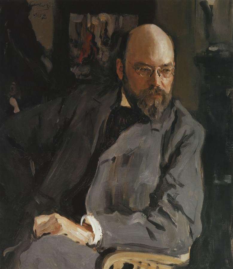 Портрет художника И.С.Остроухова. 1902 - Серов Валентин Александрович