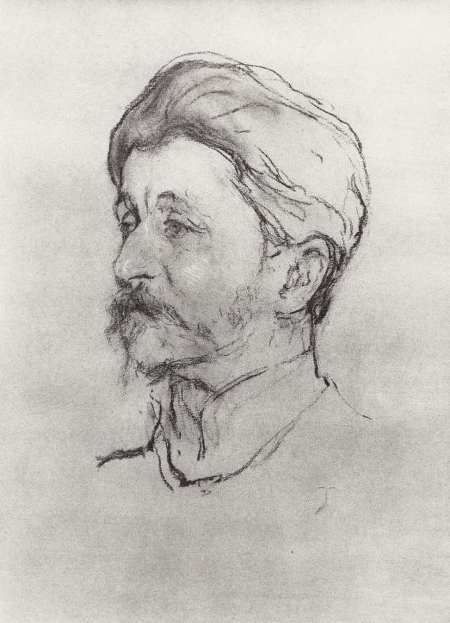 Портрет художника М.А.Врубеля. 1907 - Серов Валентин Александрович