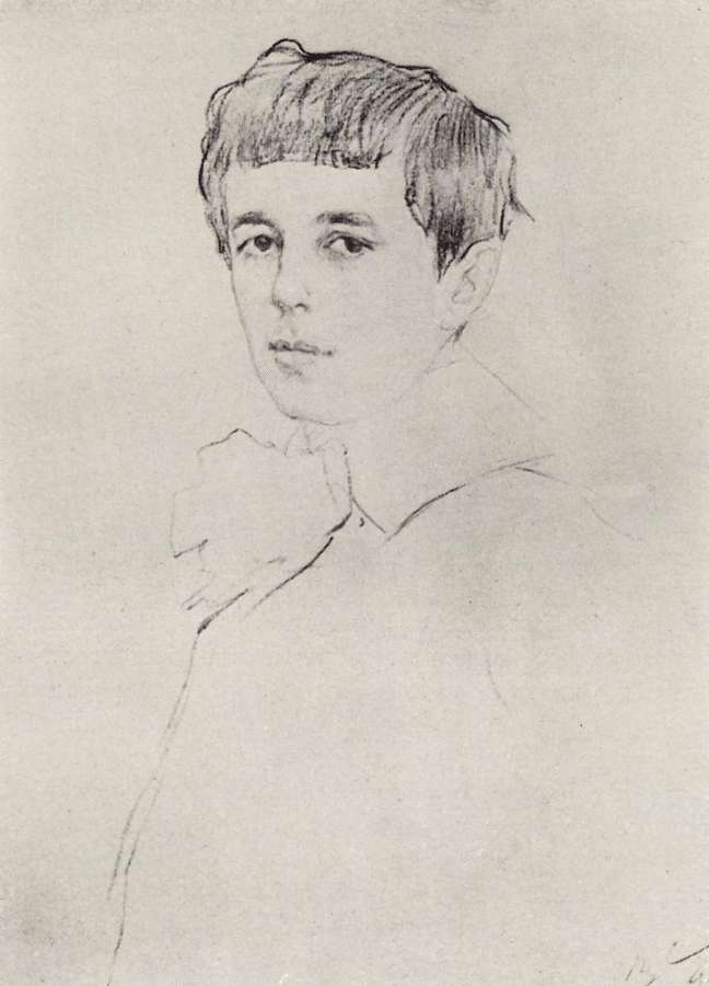 Портрет Юры Морозова. 1905 - Серов Валентин Александрович