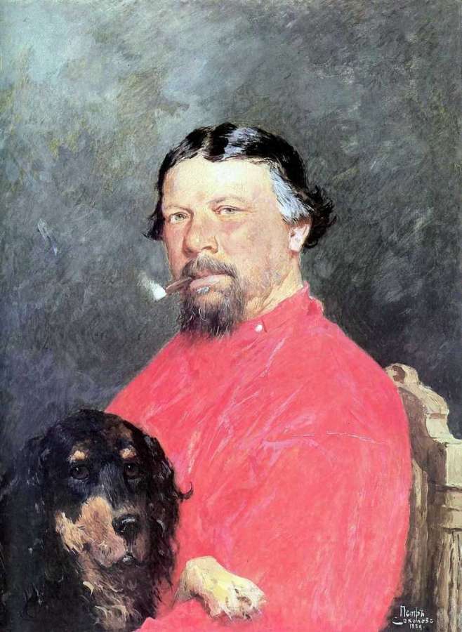 Портрет Сергей Николаевича Терпигорева. 1889  - Соколов Петр Петрович