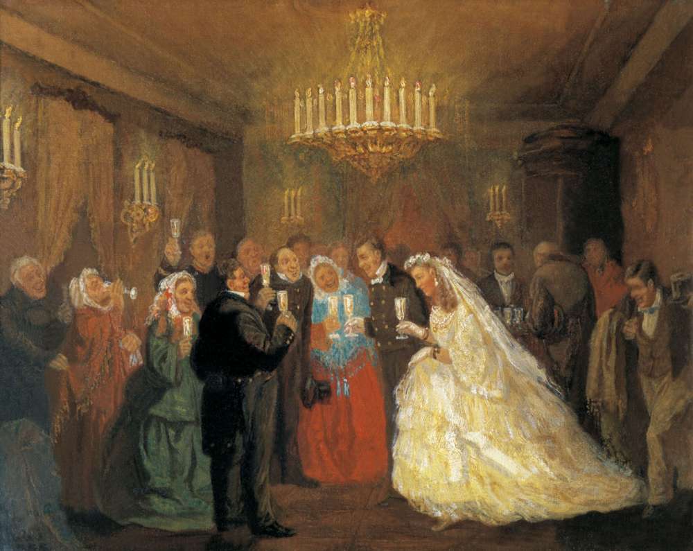 Свадьба. 1872 - Соломаткин Леонид Иванович