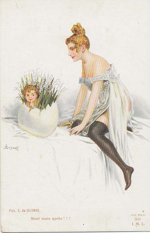 Lady see Child in Egg - Соломко Сергей Сергеевич