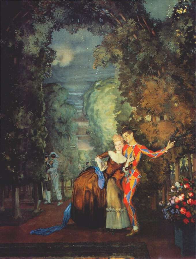 somov_harlequin_and_lady_1912 - Сомов Константин Андреевич