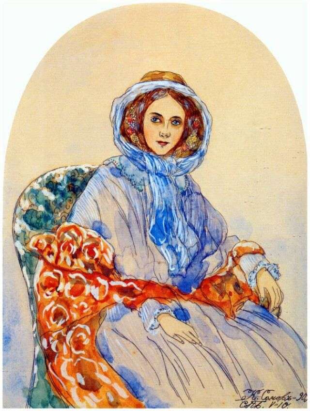 somov_portrait_of_a_lady_1905 - Сомов Константин Андреевич