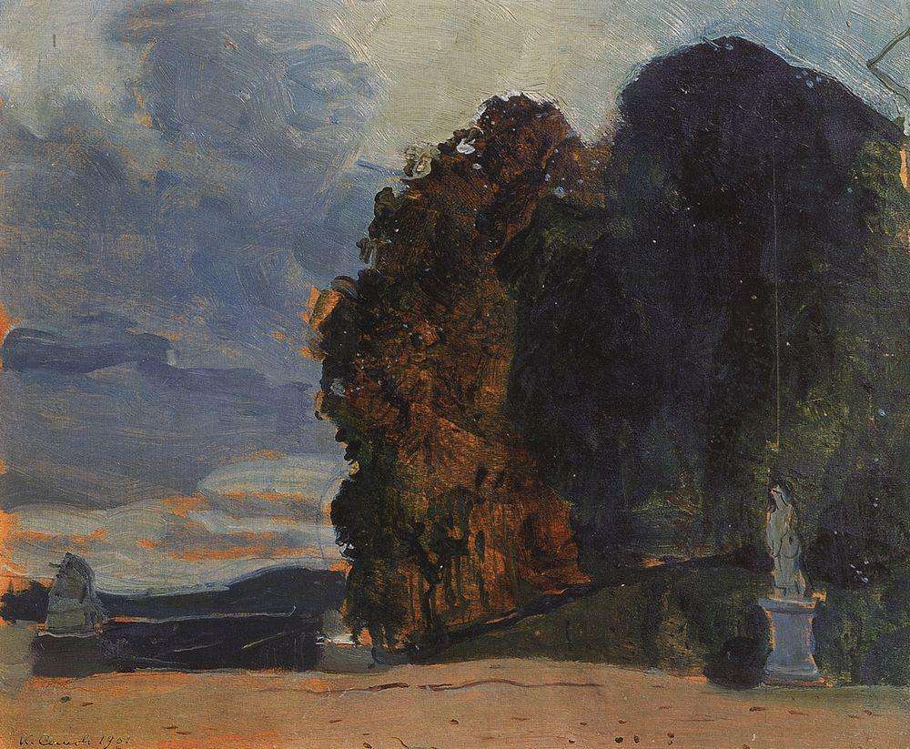 В Версальском парке. 1894 - Сомов Константин Андреевич