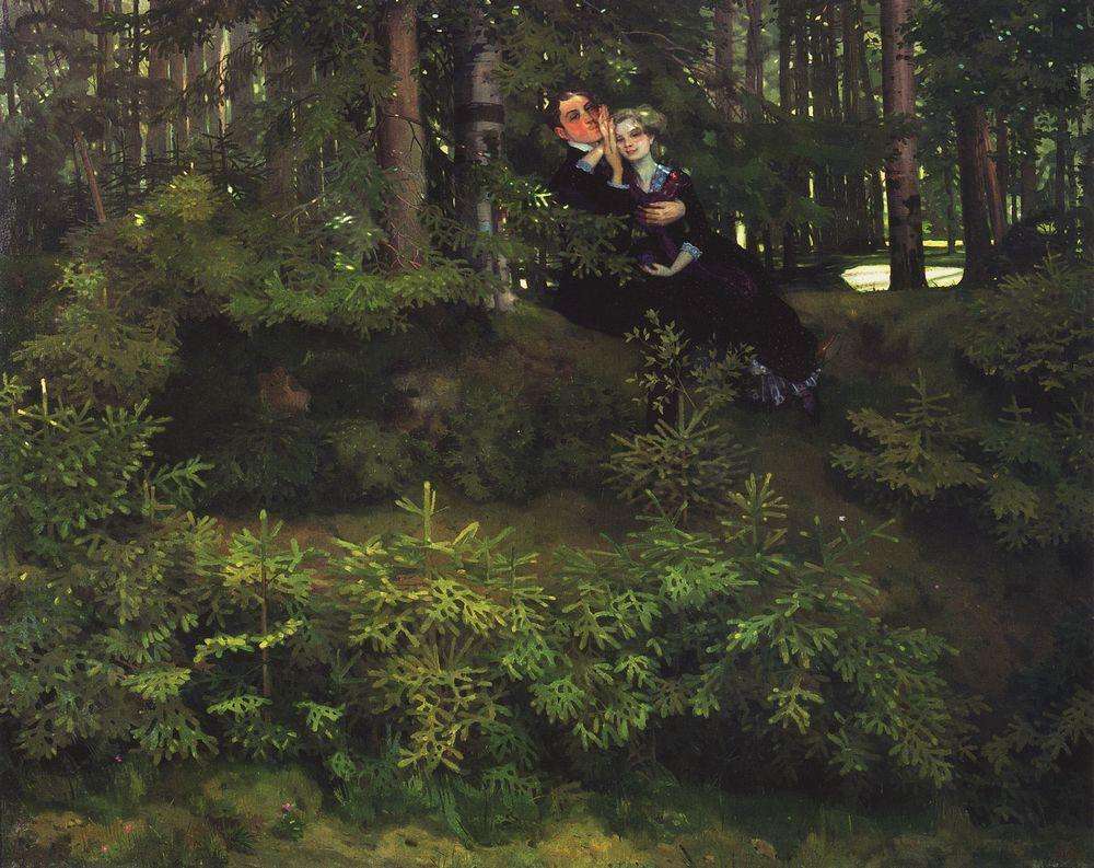 В лесу. 1914 - Сомов Константин Андреевич