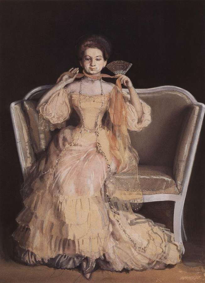 Дама в розовом. 1903 - Сомов Константин Андреевич