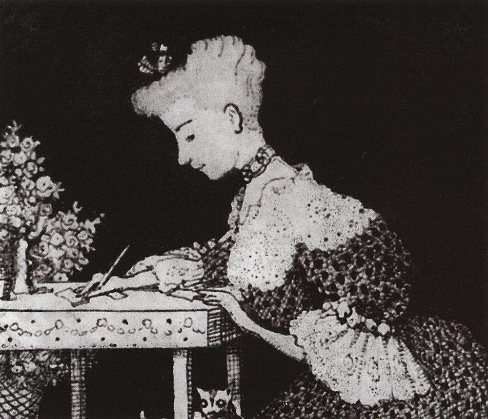 Дама за письменным столом (Анонимное письмо). 1904 - Сомов Константин Андреевич