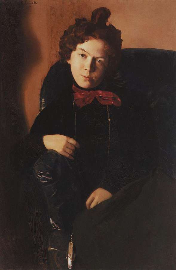 Портрет А.П.Остроумовой. 1901 - Сомов Константин Андреевич