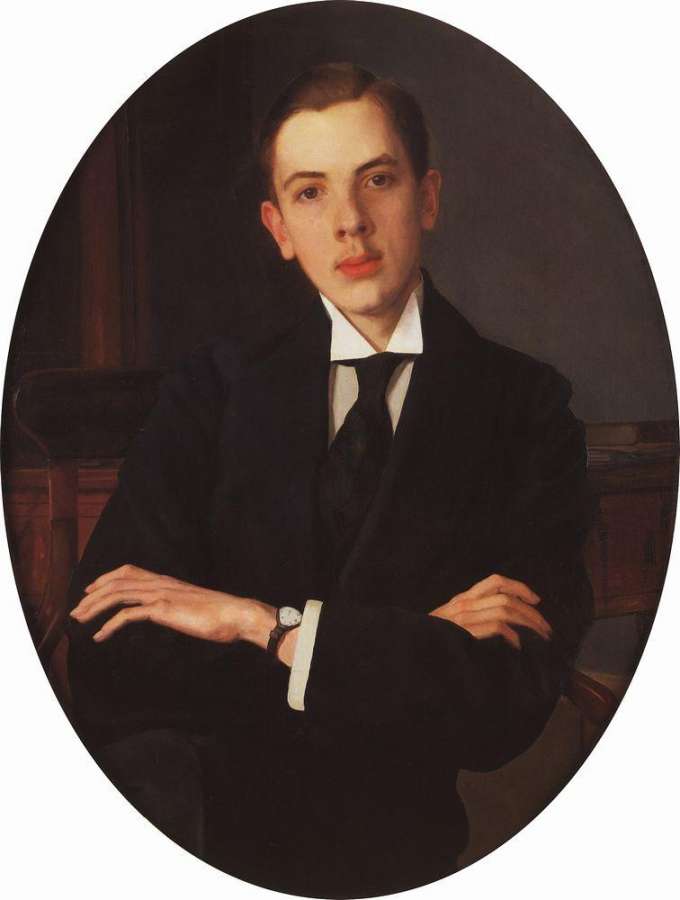 Портрет Е.С.Михайлова. 1916 - Сомов Константин Андреевич