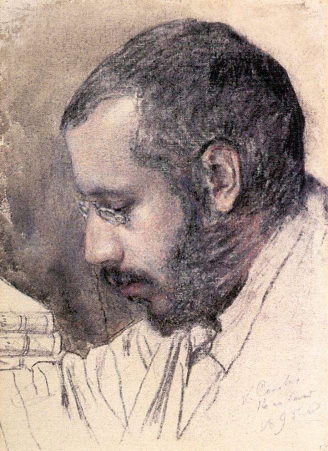 Портрет художника А.Н.Бенуа. 1895 - Сомов Константин Андреевич