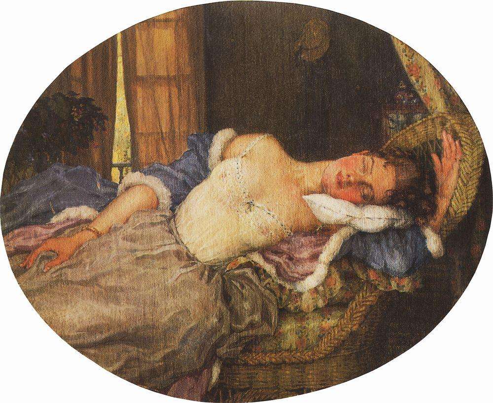 Спящая молодая женщина. 1922 - Сомов Константин Андреевич