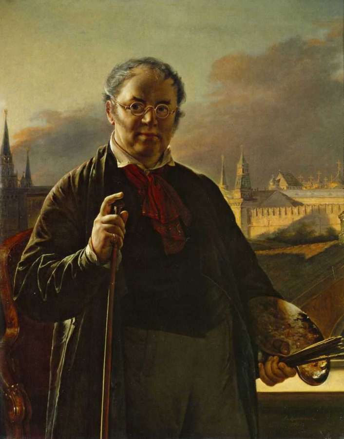 Автопортрет. 1846г.  - Тропинин Василий Андреевич